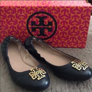 Tory Burch Melinda Ballet Navy/Gold